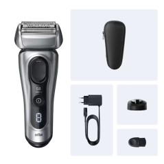 Braun Series 8 8617s Electric Razor - Premium Black & Silver Shaving Experience